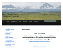 Tablet Screenshot of immanuelapproach.com